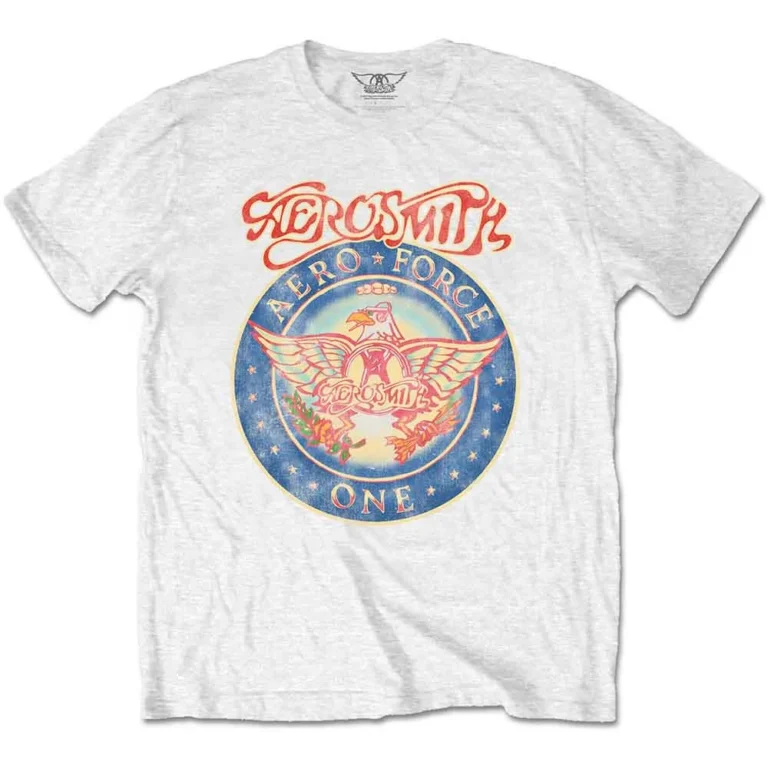 Aerosmith Aero Force White T-Shirt