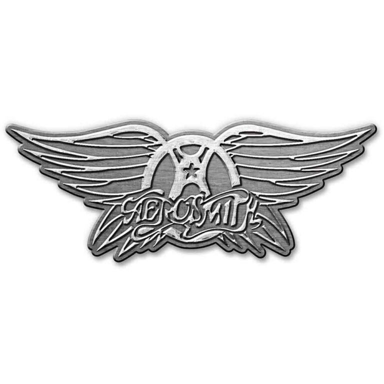 Aerosmith Logo Die-Cast Relief Pin Badge