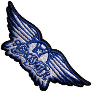Aerosmith Wings Blue Blue Patch