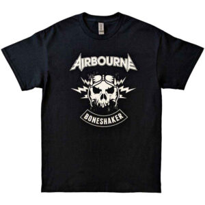 Airbourne R 'n' R Boneshaker Black Back Print T-Shirt