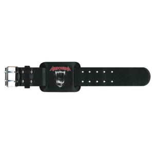 Airbourne Black Dog Barking Leather Wrist Strap