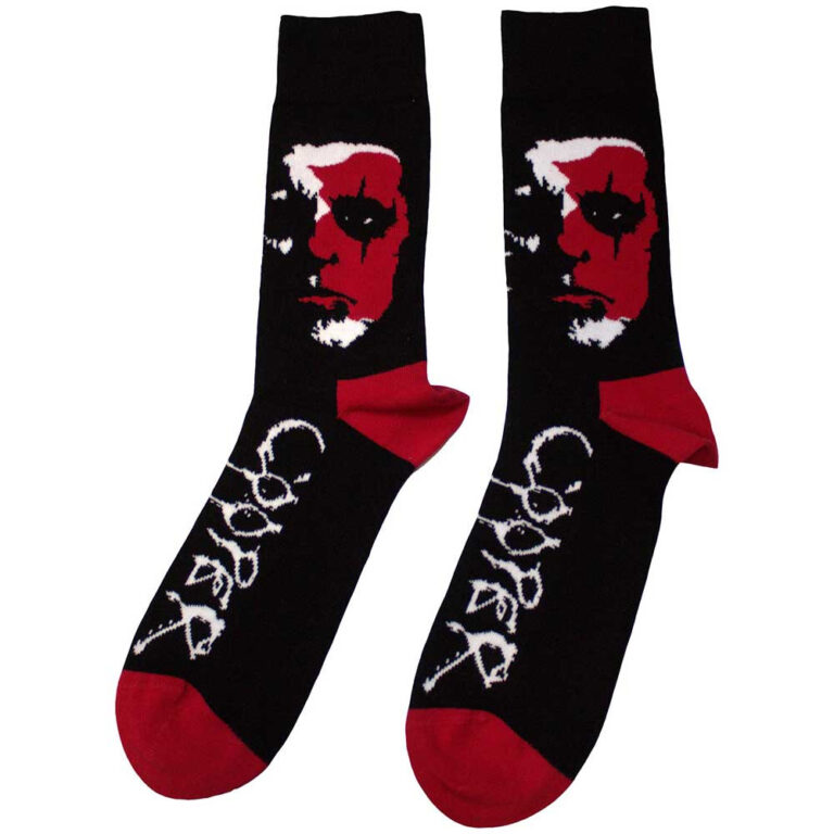 Alice Cooper Unisex Face Black UK Size 7 – 11 Socks