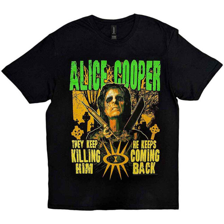 Alice Cooper Graveyard Black T-Shirt