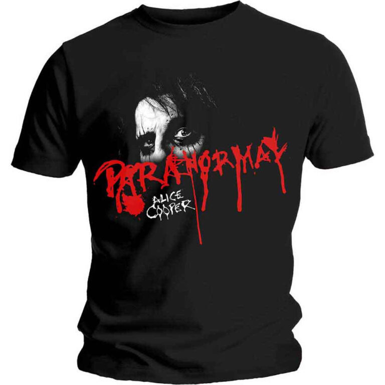 Alice Cooper Paranormal Eyes Black T-Shirt