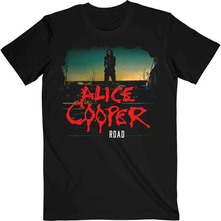 Alice Cooper Back Road Black T-Shirt