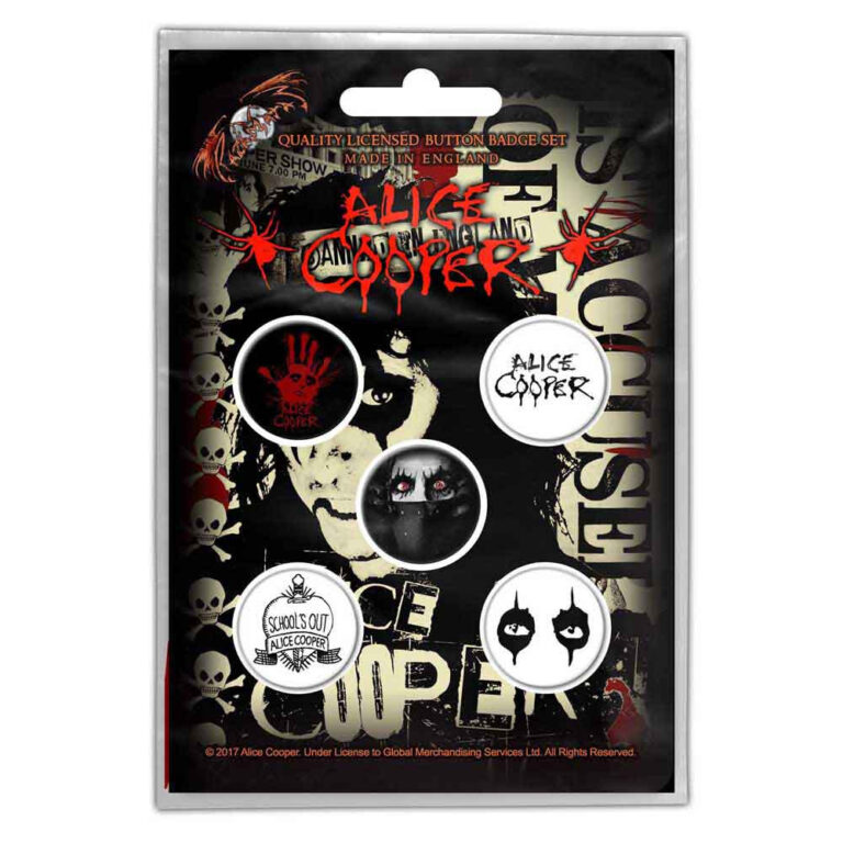 Alice Cooper Eyes Badge Pack