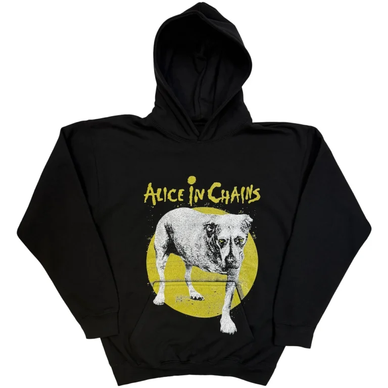 Alice In Chains Three-Legged Dog Black Pullover Hoodie