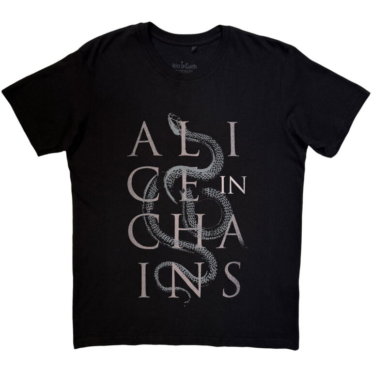 Alice In Chains Snakes Black T-Shirt