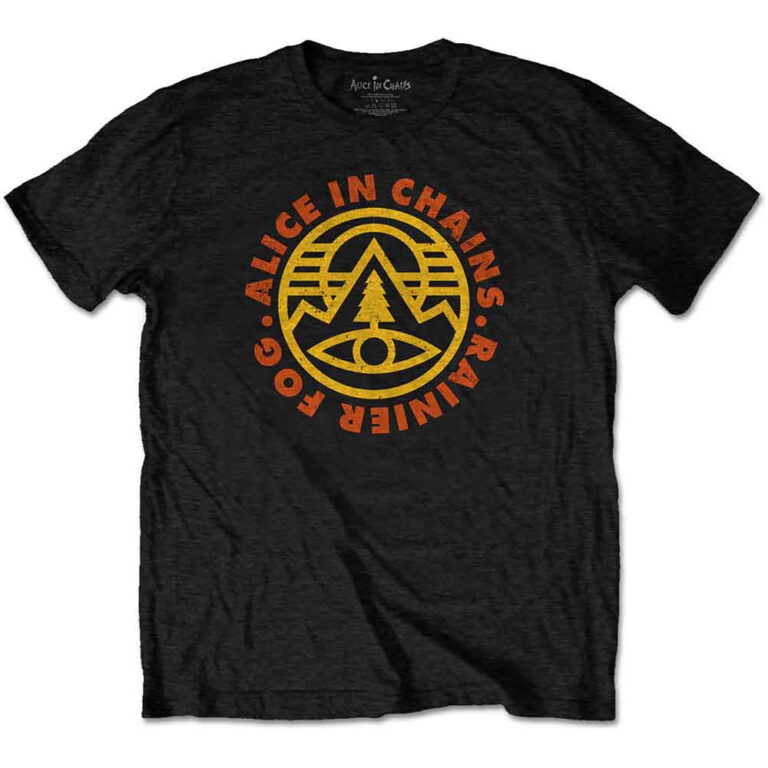 Alice in Chains Pine Emblem Black T-Shirt