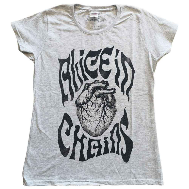 Alice In Chains Transplant Heather Grey Ladies T-Shirt