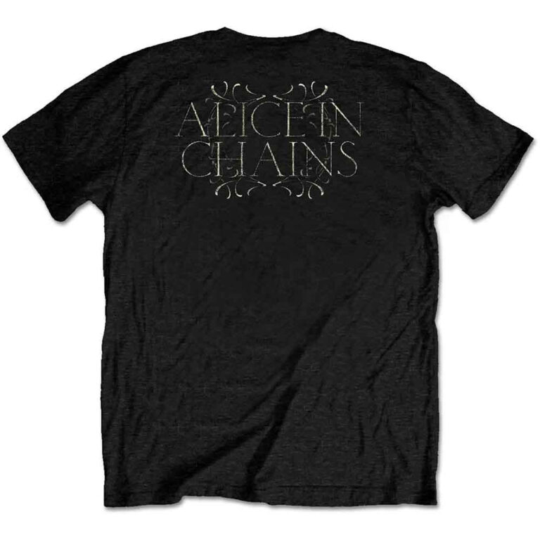 Alice In Chains Moon Tree Black Back Print T-Shirt