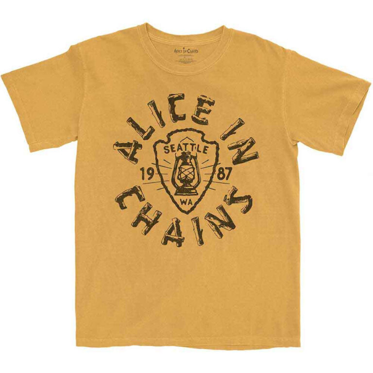 Alice In Chains Lantern Yellow T-Shirt