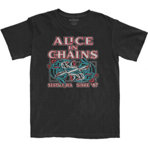 Alice In Chains Totem Fish Black T-Shirt