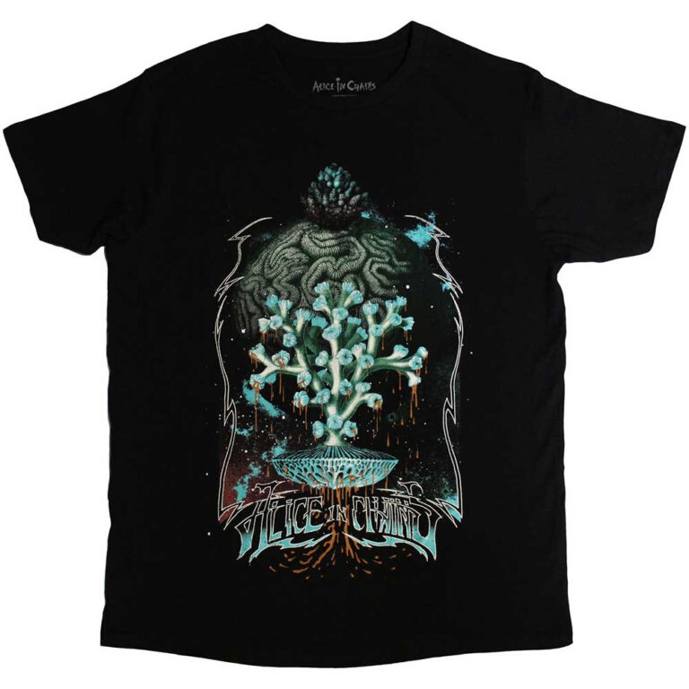 Alice In Chains Spore Planet Black T-Shirt