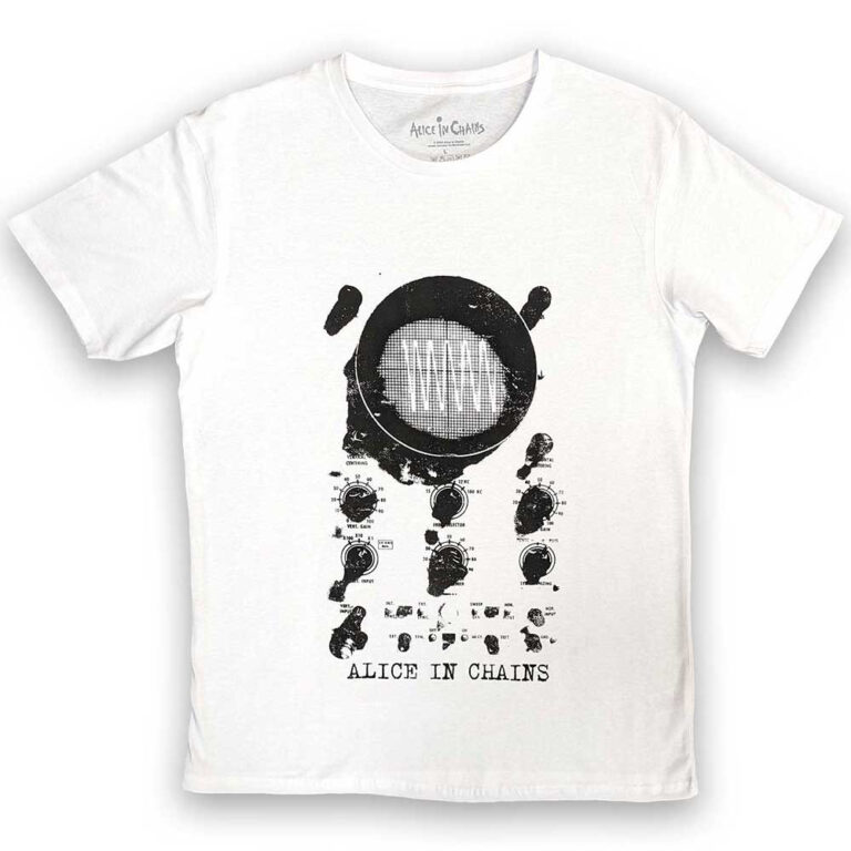 Alice In Chains Oscilloscope White T-Shirt