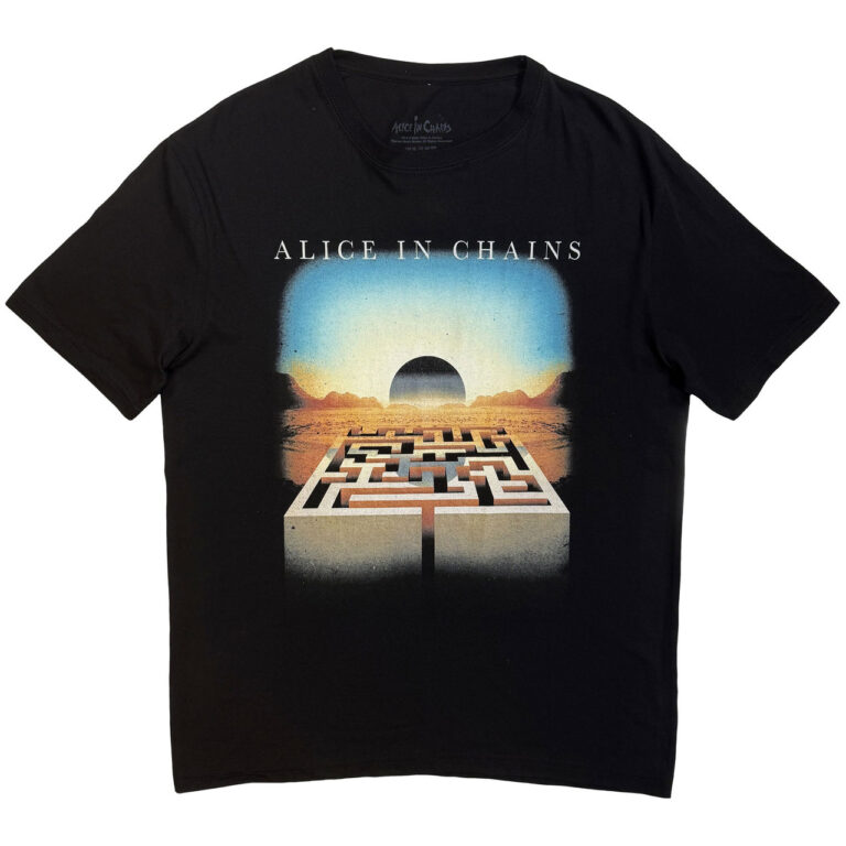 Alice In Chains Maze Scape Black T-Shirt