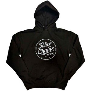 Alice In Chains Circle Emblem Black Pullover Hoodie