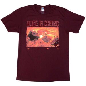 Alice In Chains Dirt Orange Maroon Red T-Shirt