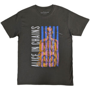 Alice In Chains Skeletal Charcoal Grey T-Shirt