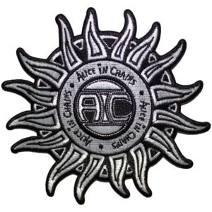 Alice In Chains Sun Logo B&W Patch
