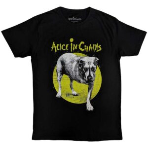 Alice In Chains Three-Legged Dog v2 Black T-Shirt