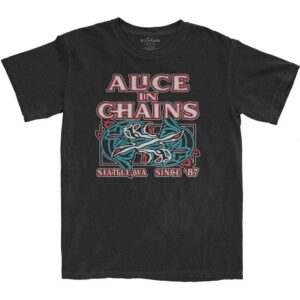 Alice In Chains Totem Fish Black T-Shirt