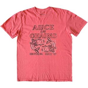 Alice In Chains Totem Fish Pink T-Shirt