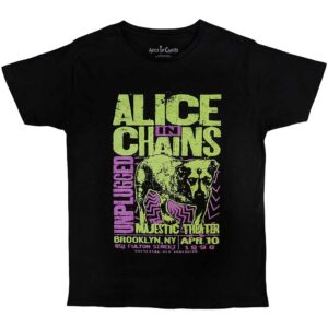 Alice In Chains Unplugged Dog Black T-Shirt