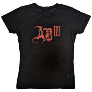Alter Bridge AB III Red Logo Black Ladies T-Shirt