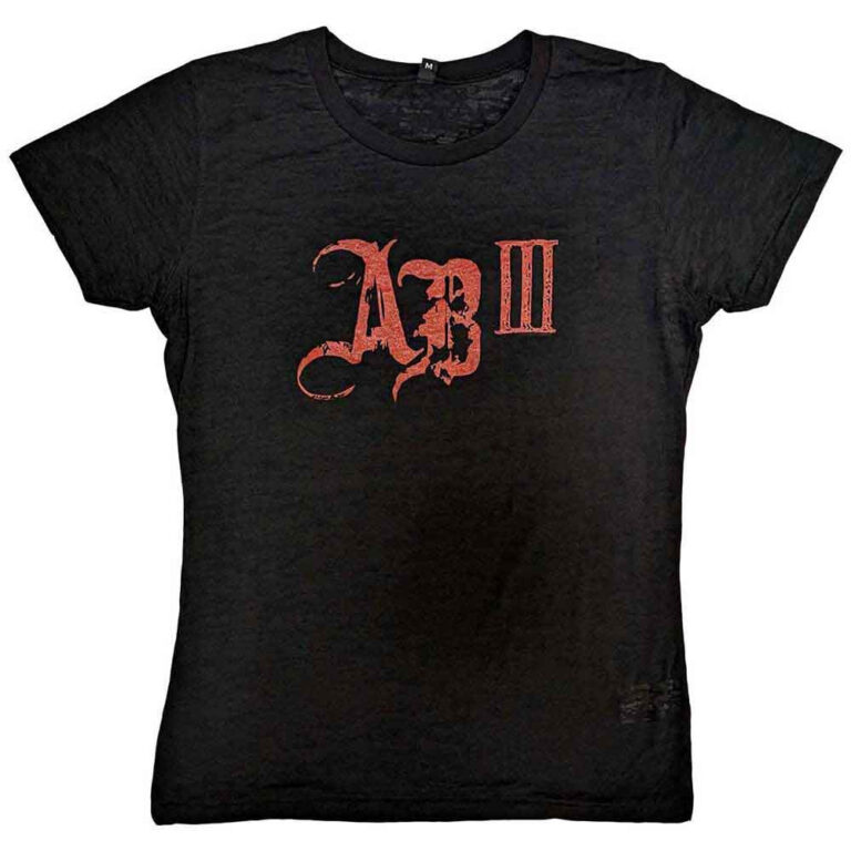 Alter Bridge AB III Red Logo Ladies T-Shirt