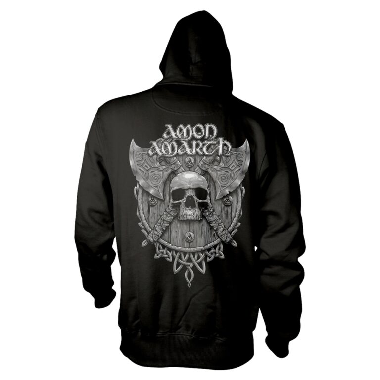 Amon Amarth – Grey Skull Hoodie