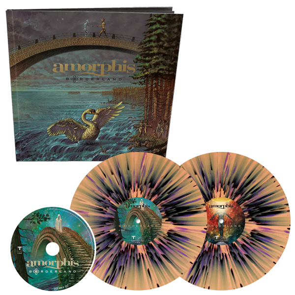 Amorphis – BORDERLAND (EARBOOK-“DANCING SHADOW” SPLATTER 2LP + DIGI-CD INCL. 2 BONUS TRACKS) Vinyl Box / Book Set