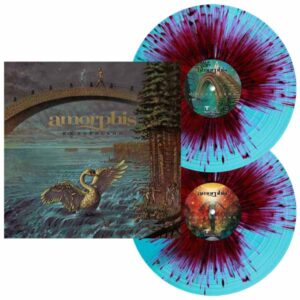 Amorphis - BORDERLAND ("THE CIRCLE" SPLATTER TURQUOISE+RED+BLACK 2LP INCL. 2 BONUS TRACKS) Vinyl Double Album
