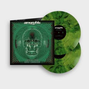 Amorphis - QUEEN OF TIME (LIVE AT TAVASTIA 2021)(2LP IN GATEFOLD (GREEN MARBLED)) Vinyl Double Album