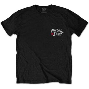 Angel Dust Mouth Repeat Black Back Print T-Shirt