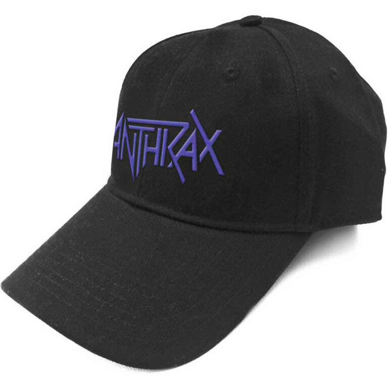 Anthrax Logo Black Baseball Cap
