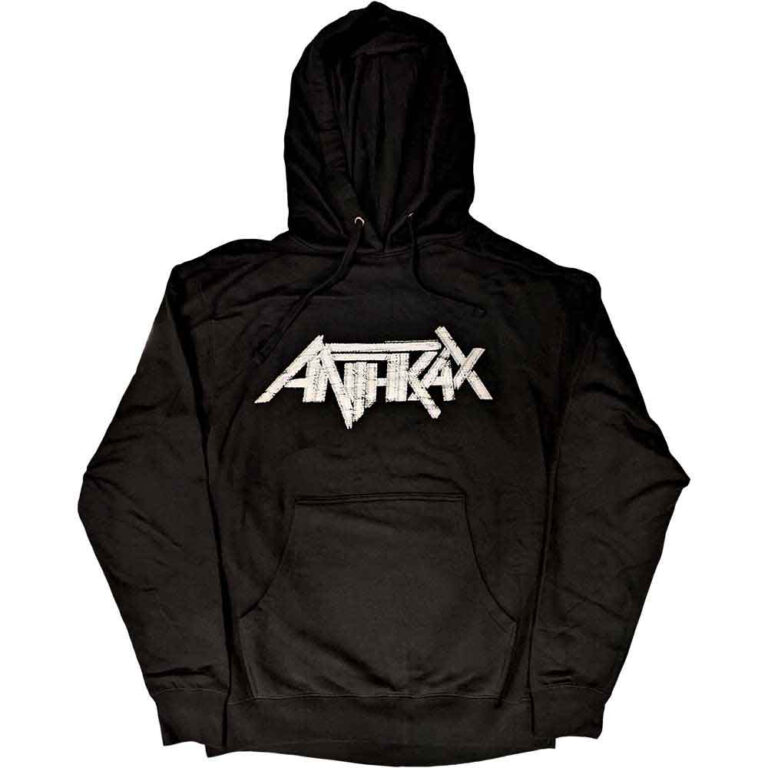 Anthrax Logo Black Pullover Hoodie