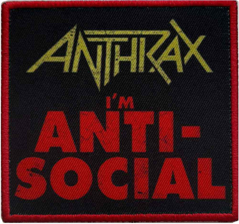 Anthrax Anti-Social Patch