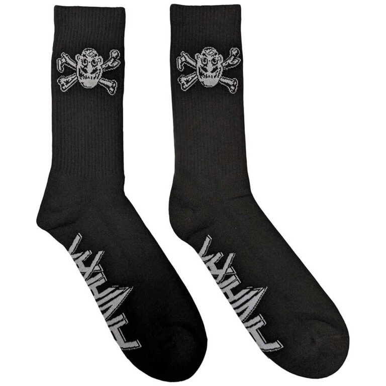 Anthrax Unisex Not Man Black UK Size 7 – 11 Socks