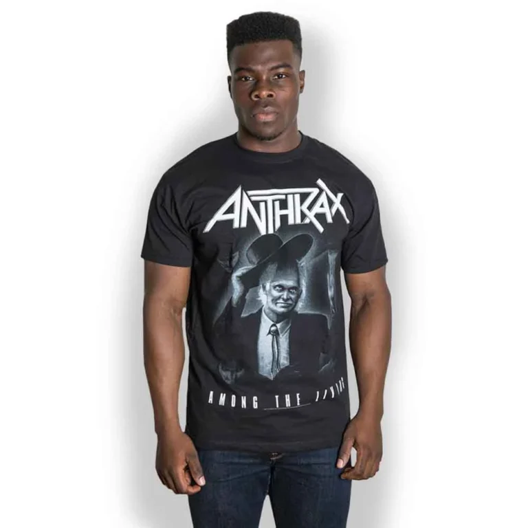 Anthrax Among the Living Black T-Shirt