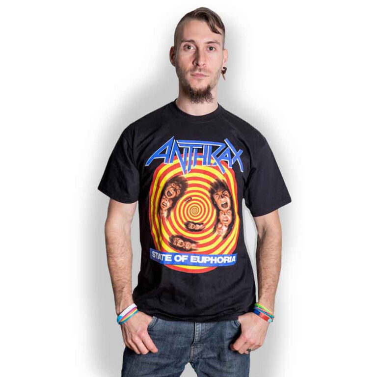 Anthrax State of Euphoria Black T-Shirt