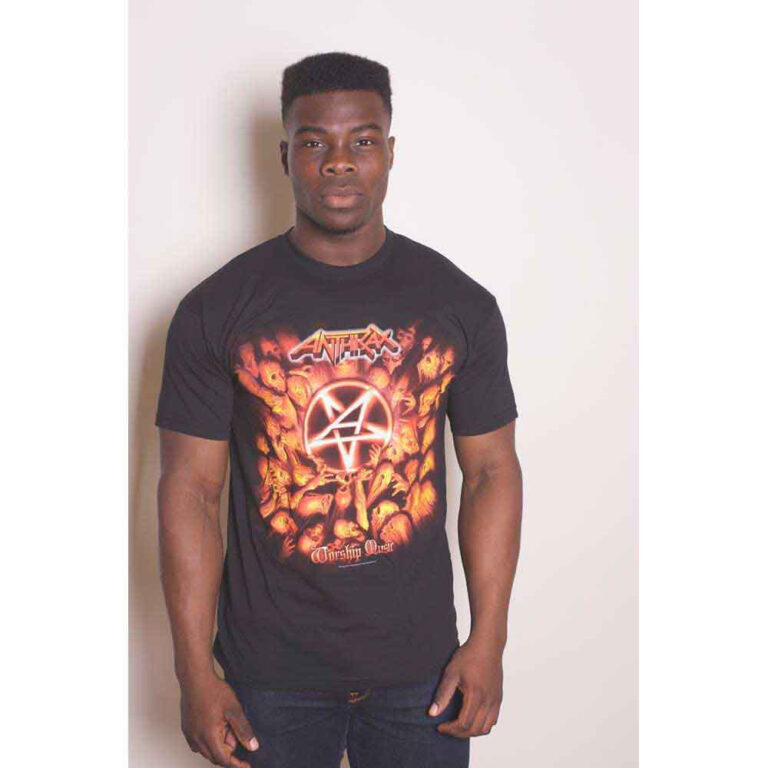 Anthrax Worship Music Black T-Shirt