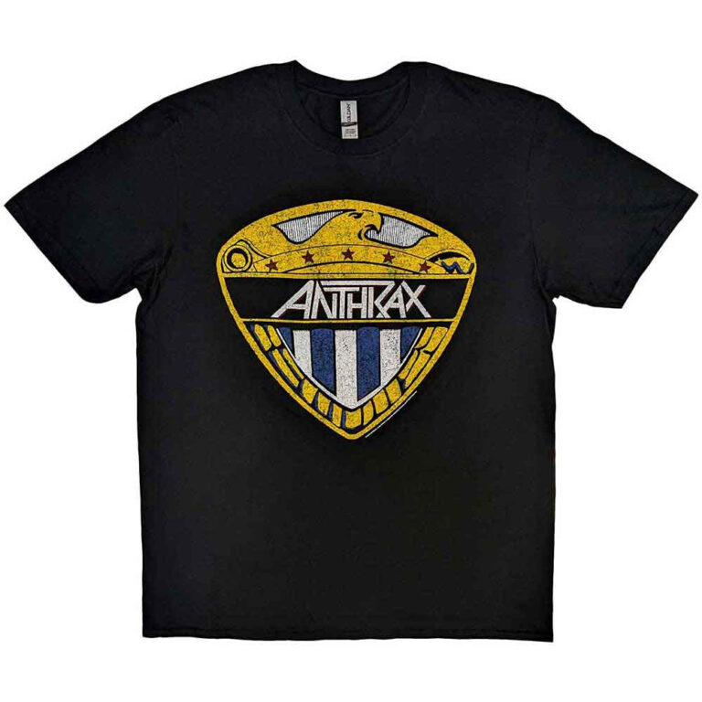 Anthrax Eagle Shield Black T-Shirt