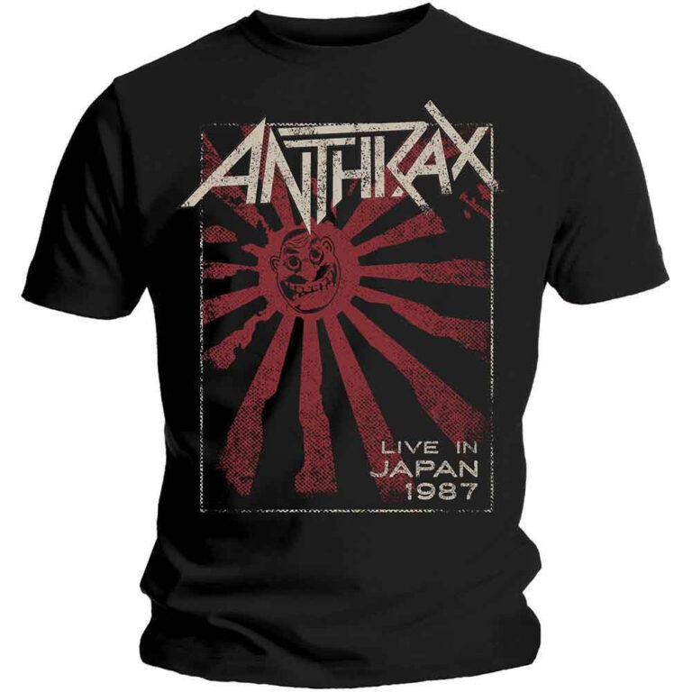 Anthrax Live in Japan Black T-Shirt