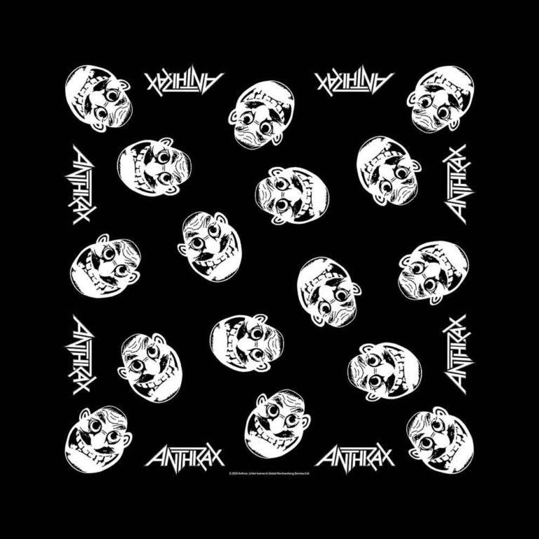 Anthrax Not Man Black Bandana