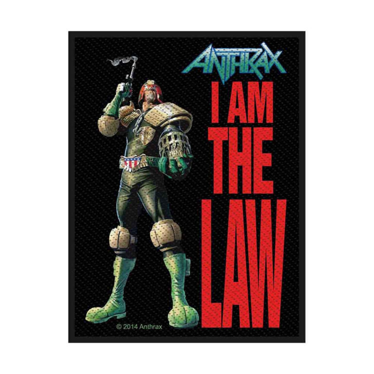 Anthrax I Am The Law Patch