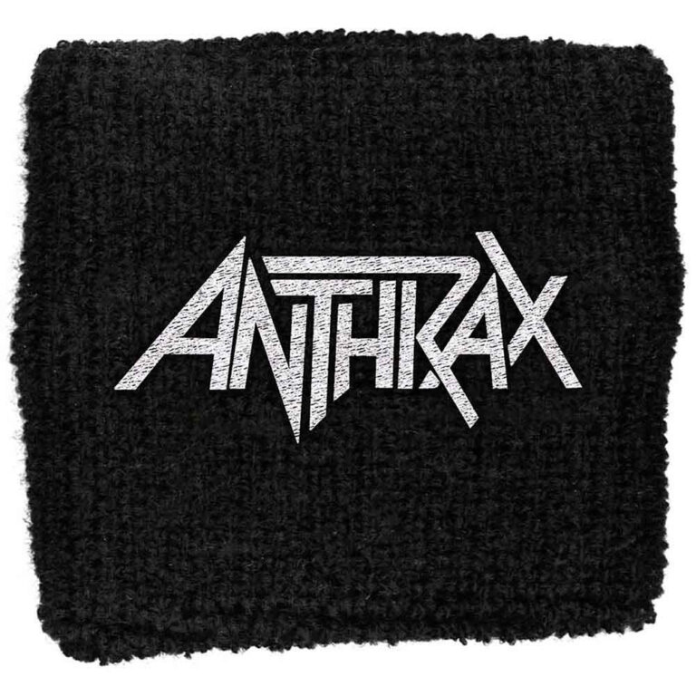 Anthrax Embroidered Wristband: Logo Embroidered Wristband