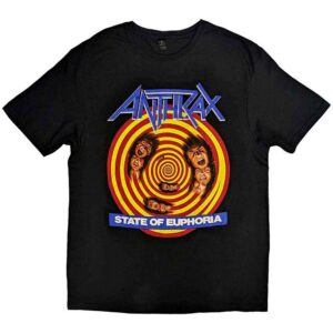 Anthrax State of Euphoria Black T-Shirt