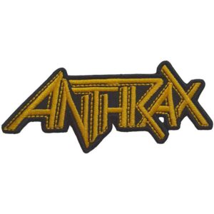 Anthrax Yellow Logo Patch