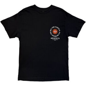 Architects TSTE & AB Solar System Black Back Print Ex-Tour T-Shirt